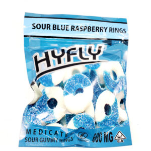HYFLY SOUR BLUE RASPBERRY RINGS