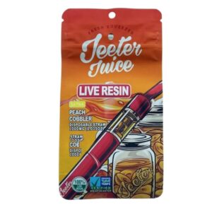 Jeeter Juice Disposable Live Resin Straw - Peach Cobbler